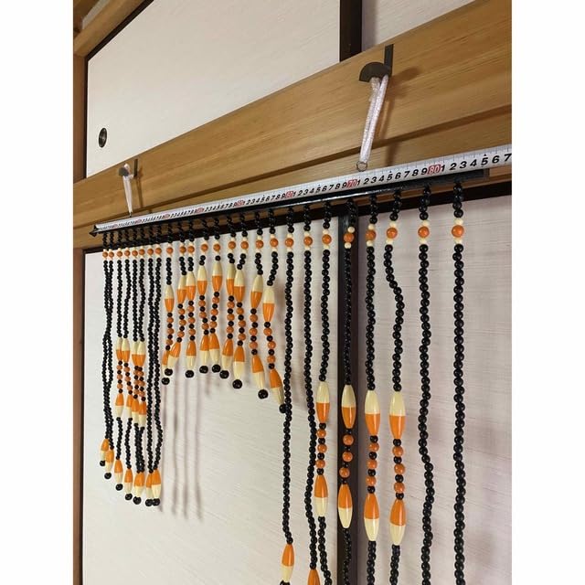玉のれん　ジャラジャラ　玉すだれ　　昭和レトロポップ　ビンテージ　オレンジ Amazon.co.jp: 玉のれん ジャラジャラ 玉すだれ 球乃れん 昭和