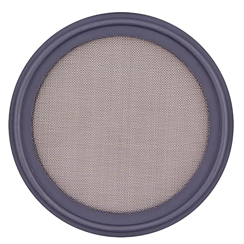 Image of DERNORD 2.5 inch FKM Sanitary Gasket w /Stainless Screen - Tri Clamp Clover (80 Mesh)