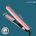 Ikonic Glide Hair Straightener | Ceramic Coated Floating Plates | Quick Heat Up | Switch Light Indicator |Compact Design | Travel Friendly | for All Hair Types, Peach gallery image