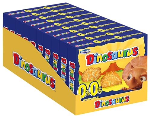Galletas Dinosaurus 0%0% 185gr (Pack de 12). Total 2,65kg - Dinosaurus
