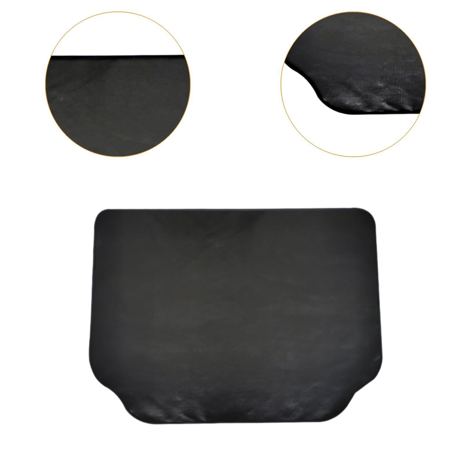 Tapis de Cheminée Ignifugé, Tapis de Protection de Sol Pliable, Tapis Anti-feu Pratique pour Barbecue En Extérieur, 152 Cm X 101 Cm