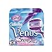 Ancienne version Gillette Venus Breeze avec barres de gel à raser intégrées - Pack de 4 recharges