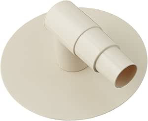 SWIMLINE HYDROTOOLS Oly Replacement Elbow &amp; Plate Low Profile Skimmer Vac Adaptor, White