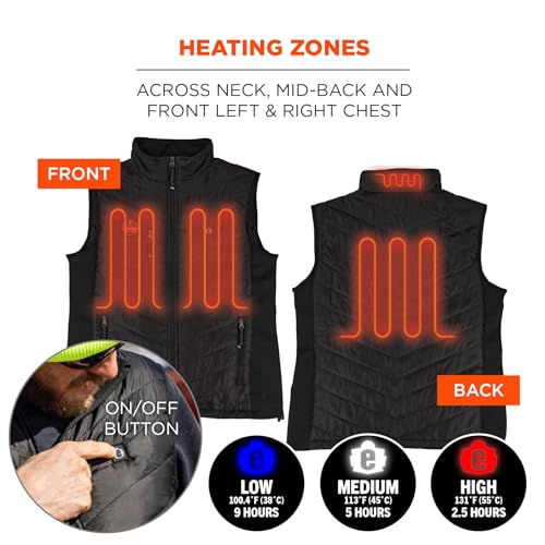 Ergodyne Rechargeable Heated Vest with Battery3
