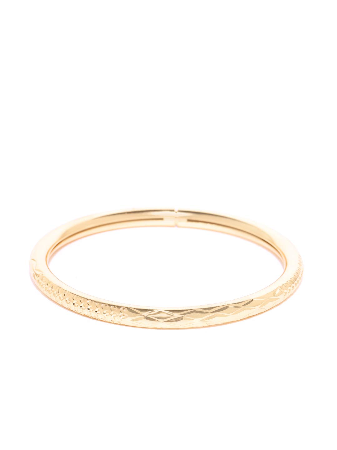Priyaasi Gold Plated Brass Circular Shape Trendy Stylish Openable Kada Bracelet for Women and Girls (2.6) (B07YCQ7G51) Amazon Price History, Amazon Price Tracker