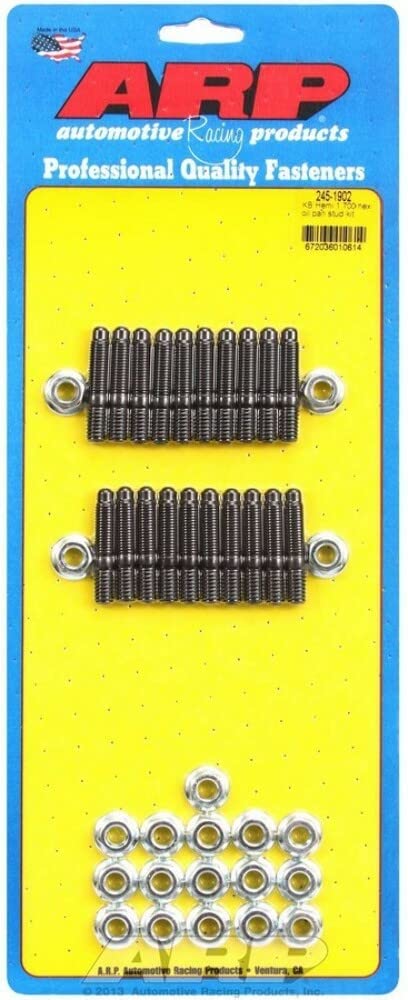 Kit de pernos ARP 245-1902 para cárter de aceite de motor 2