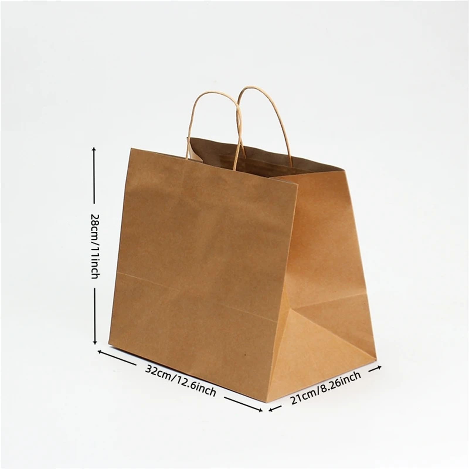 Buste Regalo Grandi borse for la spesa in Kraft marrone