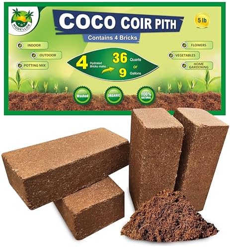 Amazon.com : MODELLOR 4 Bricks (5 lb) Premium Super Washed Coco Coir ...
