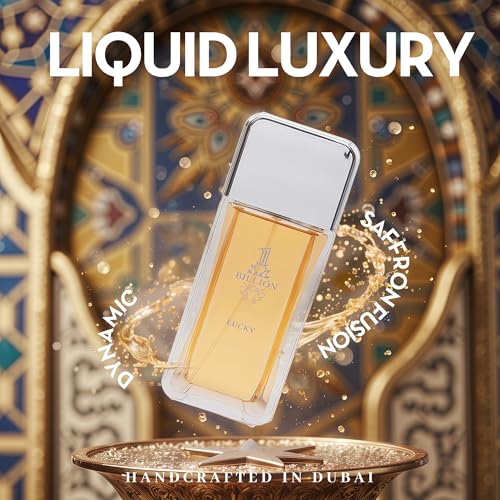 Image of AFLUXE 2PCS Valentine Milano /1 Billion Lucky Eau De Toilette for Men-Fresh,Romantic Scent Perfume for Men 3.4 Fl Oz Each Mens Cologne For All Skin Daily Used
