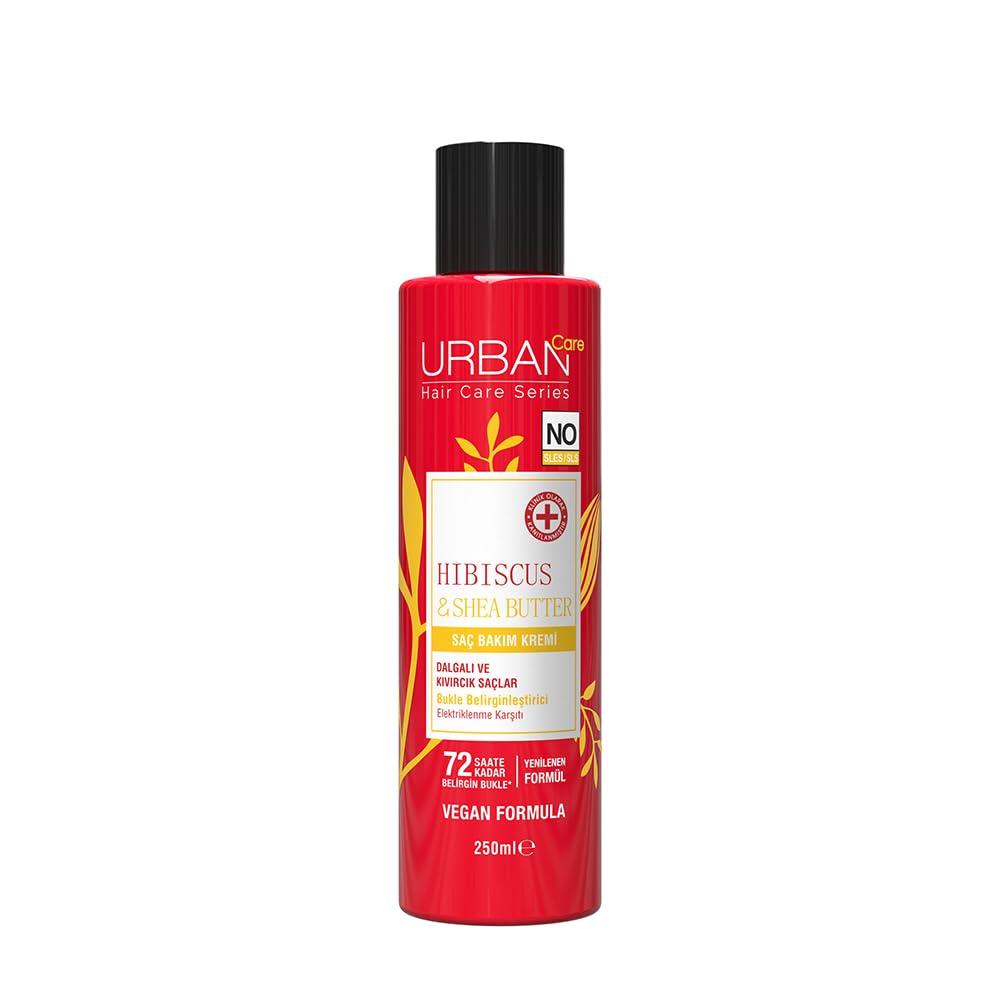 Urban Care Hibiscus & Shea Butter Kıvırcık ve Dalgalı Saçlara Özel Saç Kremi 250ml