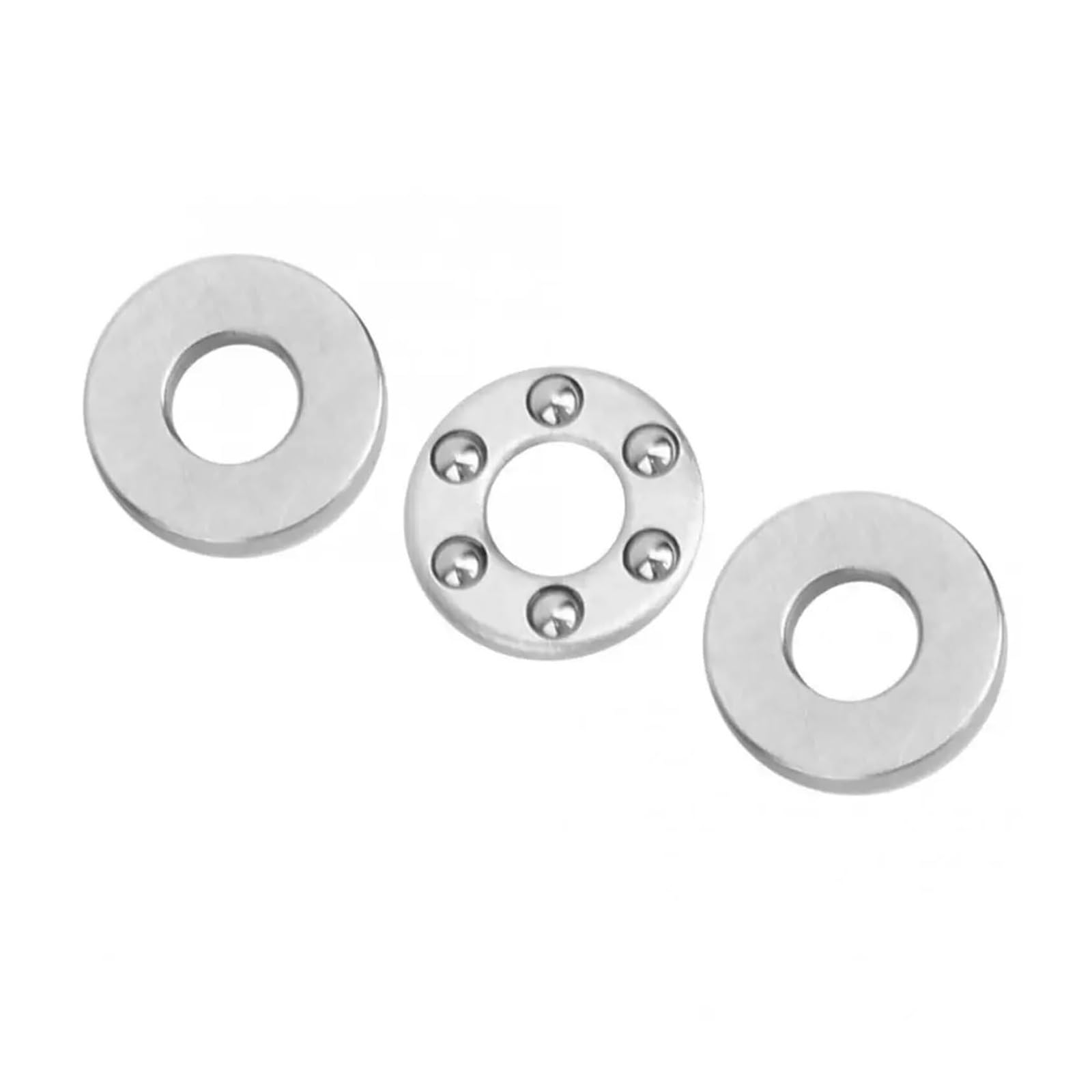 Aspectos, 10 Uds F2.5-6M/F3-8M/F4-9M/F4-10M rodamiento de agujas de empuje juego de rodamiento plano Axial de Metal de alta precisión en miniatura(4x9x4mm)