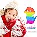 Kiss Monkey Big Pop Fidget Toys ,Giant Pop Toy Fidgets, Jumbo Huge Extra Large Mega Super Big Press Pop Pops Popper it Fidgets for Kid and Adult (5PCS Rainbow--19.5 Inch)