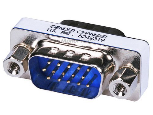 Monoprice HD15(HD VGA/SVGA) M/M, Mini Gender Changer (2 Pack)