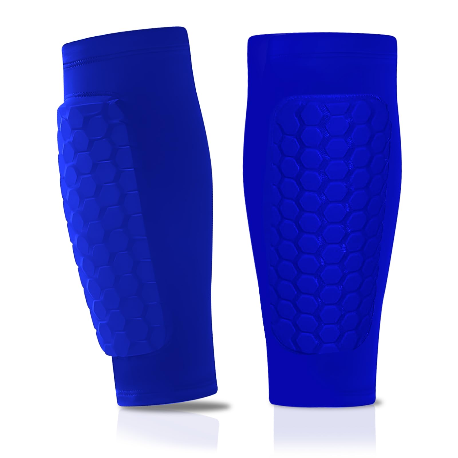 Paire De Protège-Tibias, 2 Protège-Mollets Professionnels Résistants Aux Chocs Pour Football, Basketball, Cyclisme, Escalade