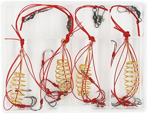 Mimilure Carp Fishing Baits Hook Lure Trap Hooks with Spring Feeder Coarse Fishing Tackle