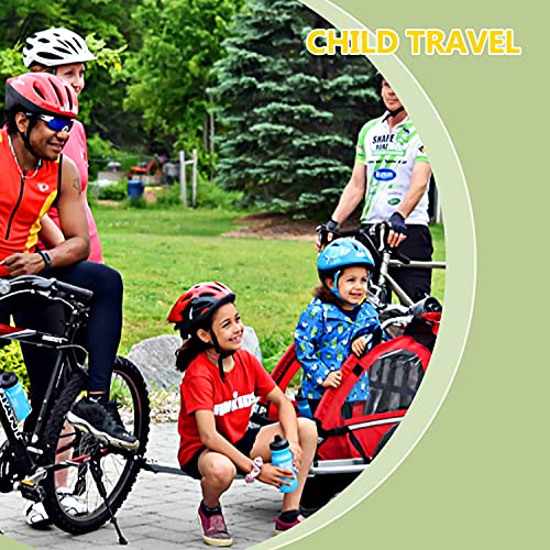 Cenipar Bike Trailer Hitch Connector Coupler Bicycle Adapter For Children's Trailers,Cargo And Pet Bicycle Trailers,Black Adapter Accessories,2Packs #TOP3