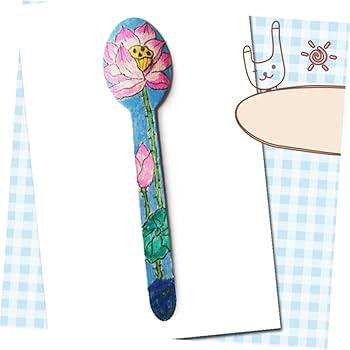 Amazon.co.jp: Operitacx スプーン 50個 ブランクウッドスプーン