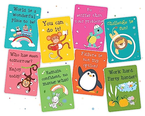Image of Popcorn Affirmation Cards for Daily Motivation for Kids Positive Flash Deck for Kid Set of 28 Cards