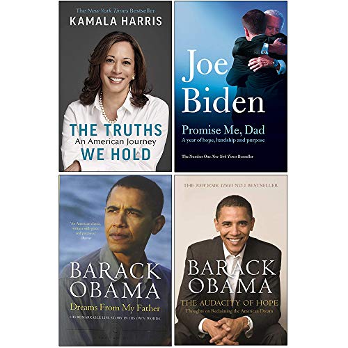 The Truths We Hold, Promise Me Dad, Dreams From My Father, The Audacity Of Hope 4 Books Collection Set