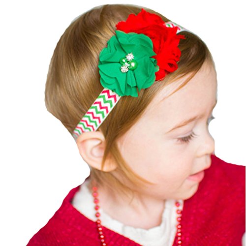 Miugle Baby Girls Christmas Headbands with Bows