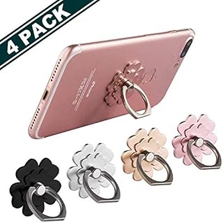 Phone Ring Stand [4 Pack] - Mengfly Universal Phone Finger Ring Grip St