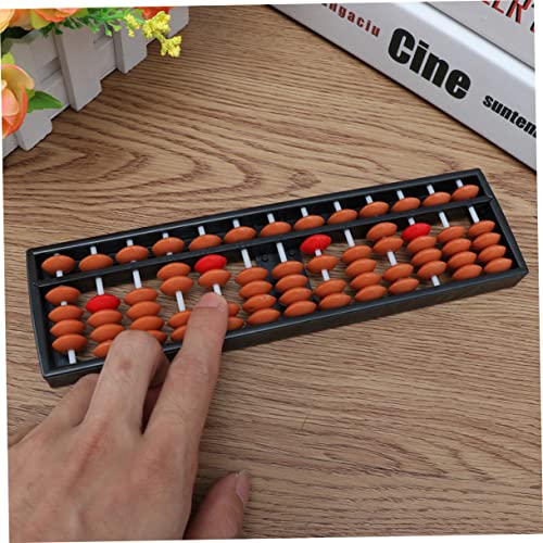 TOYANDONA 2 Pçs Ábaco Miçangas Marrons Brinquedos Infantis Mini Calculadora Matemática Brinquedo Edu