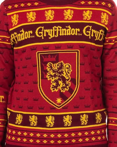Harry Potter Sweater Men's Hogwarts House Crests Logo - Image 3