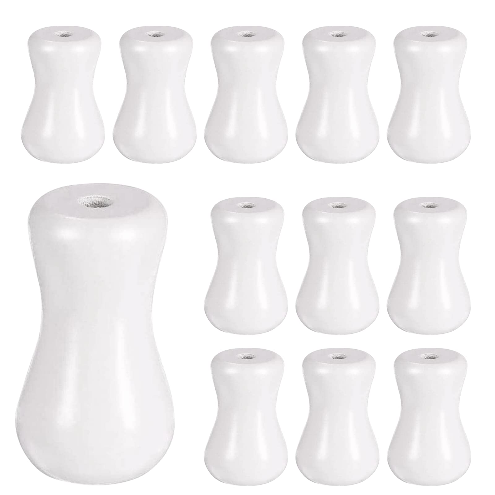 12 QTYWindow Blind Wood Cord Tassels/knobs Cord /Free Shipping White