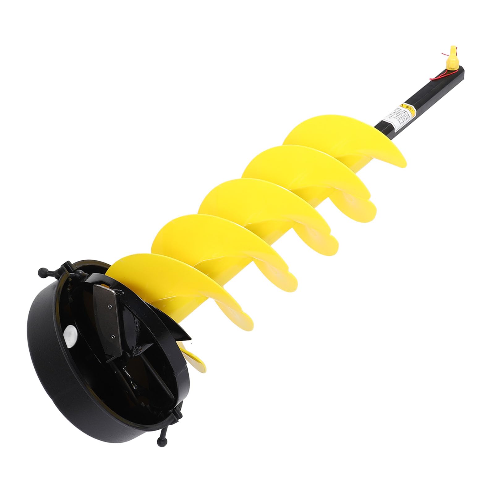 Broca inalámbrica de acero para taladro de hielo, barrena de hielo de 8 pulgadas de diámetro para portabrocas de 1/2 pulgada, herramienta ligera y resistente a la corrosión para la