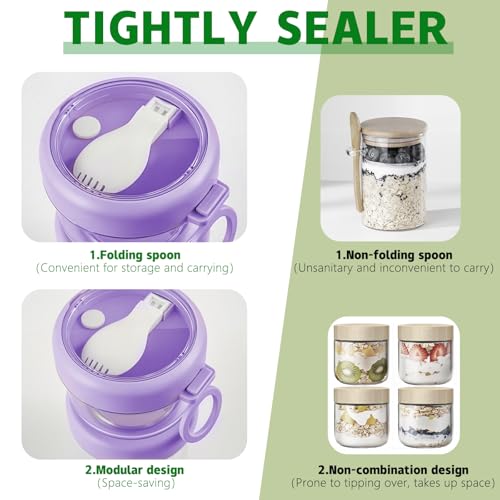 26oz Leakproof Yogurt Cup with Foldable Spoon, Now $8.99 - Image 6