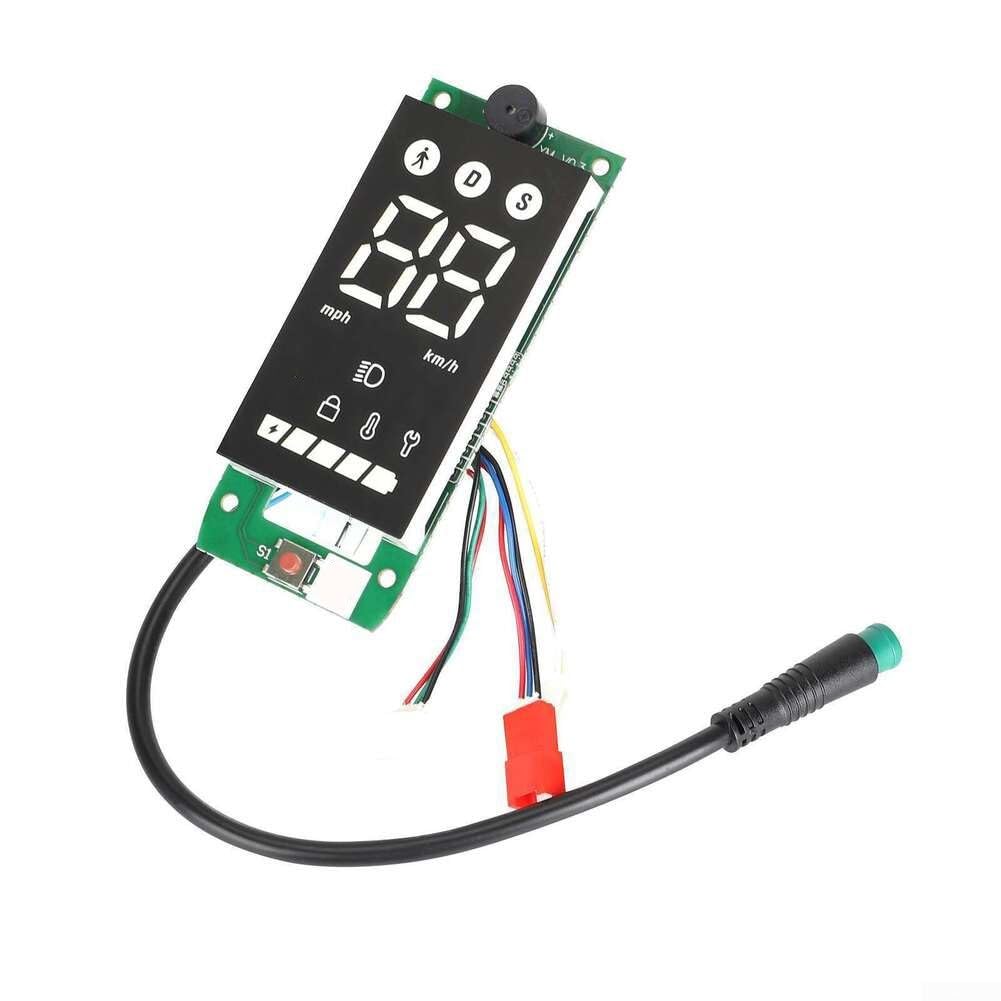 Placa de circuito de scooter eléctrico, tablero de instrumentos de scooter E Pantalla transparente Reemplazo impermeable para Xiaomi para scooters eléctricos 4Lite Accesorios de piezas (A)