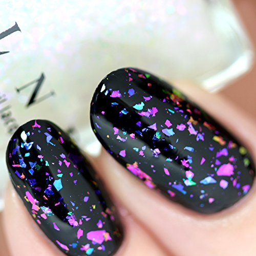 Image of ILNP Looking Glass - Blue, Purple, Pink Color Shifting Iridescent Flakie Topper Nail Polish