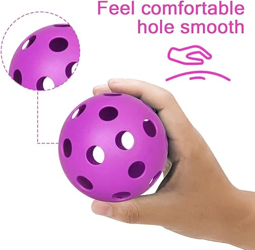 Miniatura 4 de Paquete de 6 bolas de pickleball deportivas al aire libre, 40 pelotas de pickleball - aprobadas por Estados Unidos (USAPA) - Pelota oficial del US