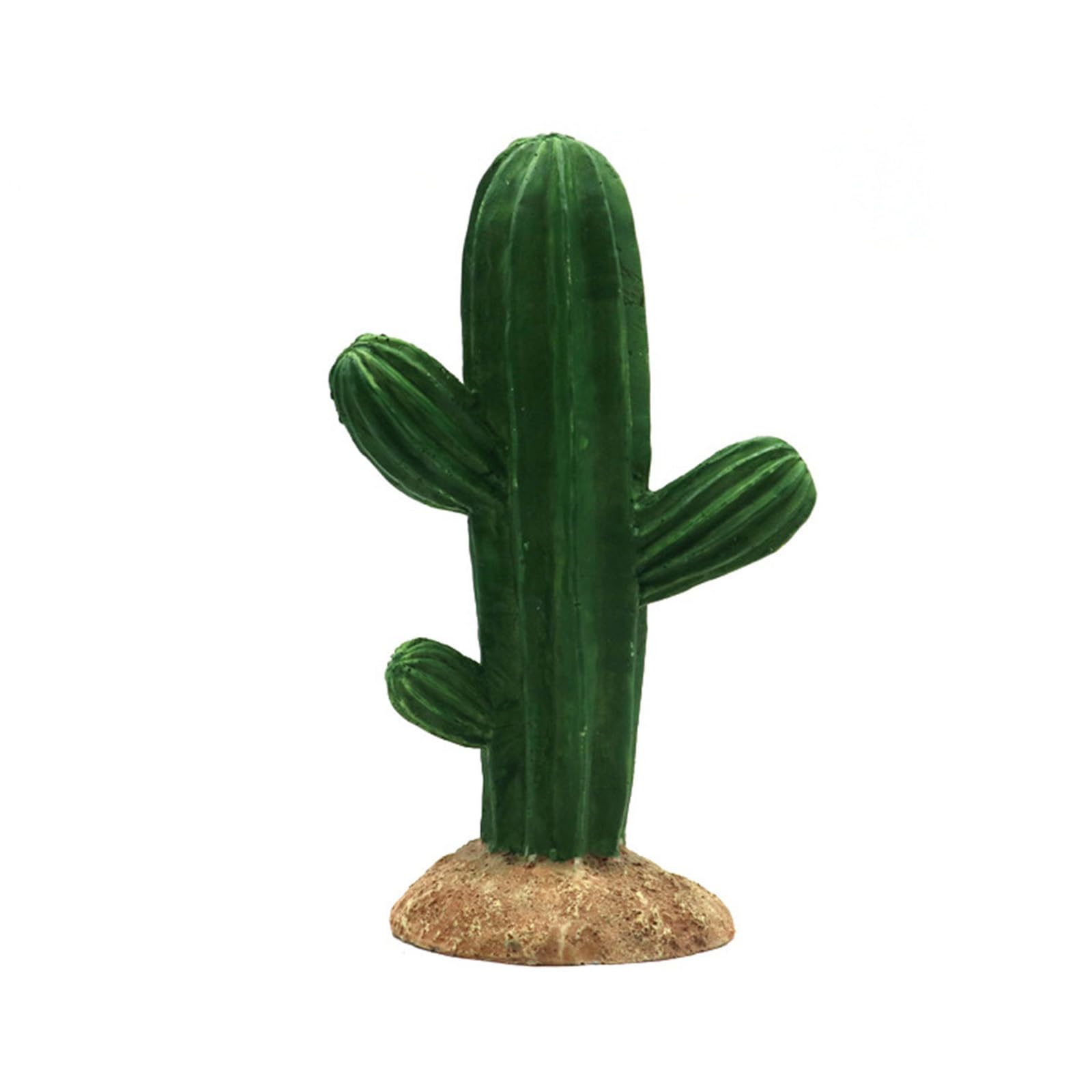 DELEBA Realistic Resins Cactus Ornament Terrariums Cactus Plant for Reptiles Terrariums and Fish Tanks Decoration