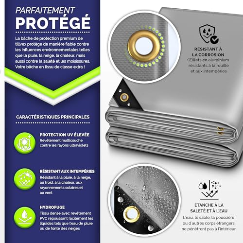 Bâche camion imperméable tillvex® bâche extérieure robuste - 2
