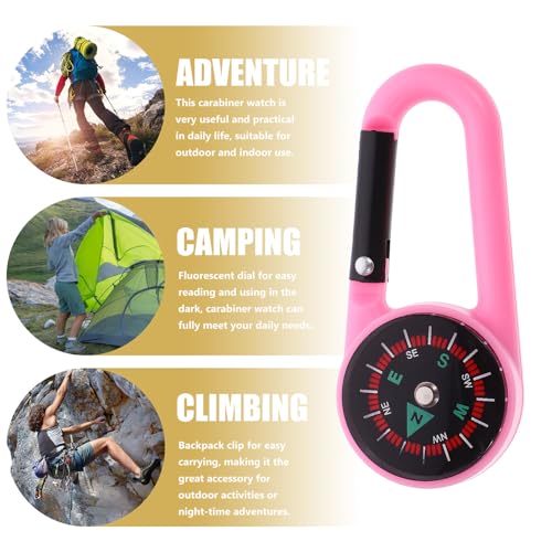 Brújula de bolsillo compacta OSALADI 10 pcs para camping y senderismo miniatura 3