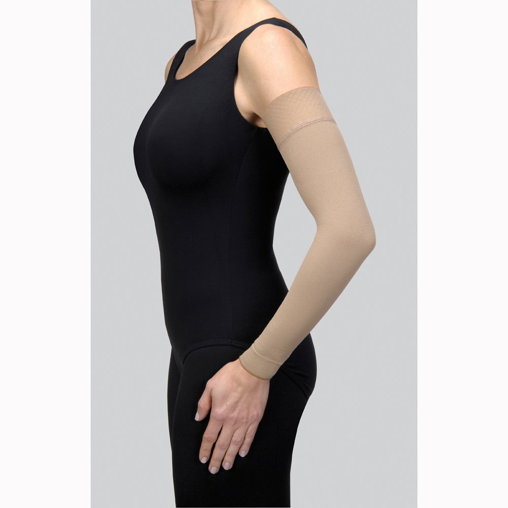 BSN Medical/Jobst 102399 Bella Strong and Gauntlet Armsleeve with Silicone Band, 30-40 MMHG, Black, Long, Size 9