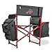 PICNIC TIME MLB Atlanta Braves Fusion Camping Chair with Side Table and Soft Cooler - Beach Chair for Adults - Lawn Chair