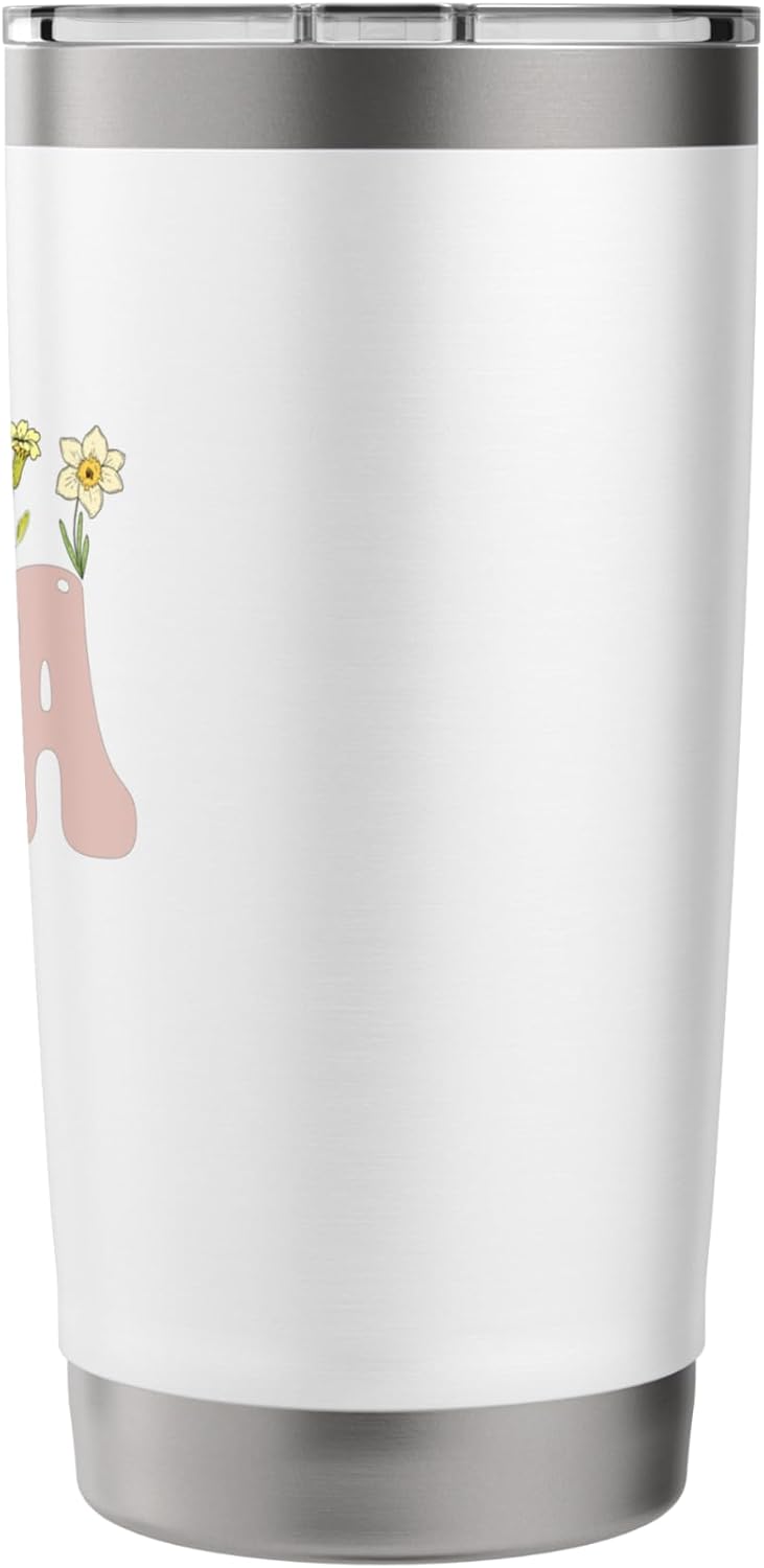 Oma Gifts Women Wildflower Floral Design Grandma Stainless Steel Insulated Tumbler - Image 2