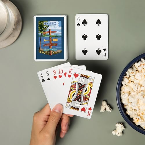 Baraja de poker New Mexico con 52 cartas para adultos miniatura 2