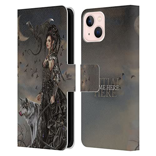 Étui iPhone 13 personnalisé style gothique loup pour le quotidien