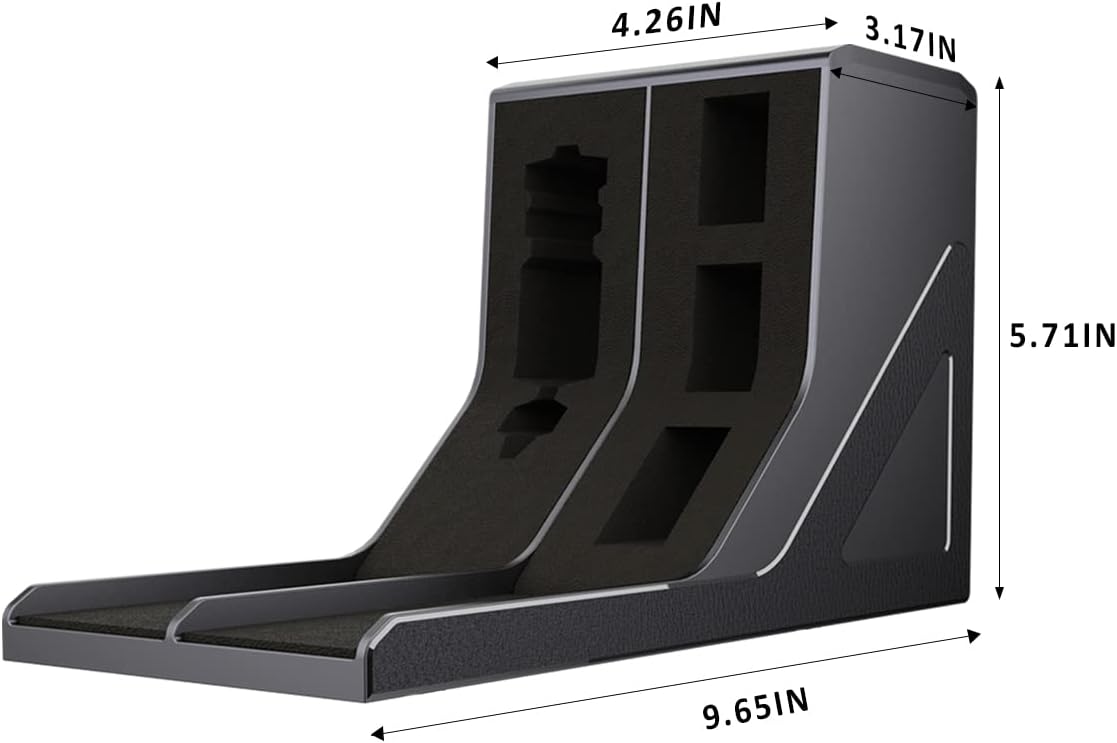 SUMING Universal Pistol Rack, Handgun Rack Pistol Holder for Gun Safe, Gun Holder Protective Pistol Stand Gun Storage Fit Most Handguns