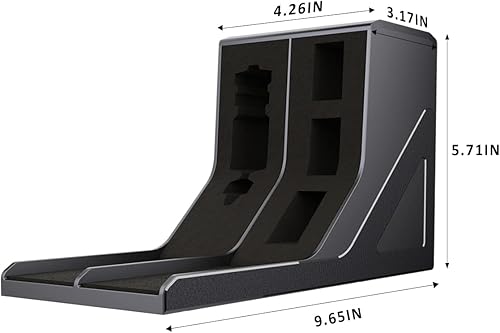 Miniatura 7 de SUMING Estante universal para pistolas, soporte para pistola para pistola seguro para armas, soporte protector para pistola, almacenamiento de armas