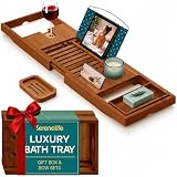 SereneLife Bathtub Tray Caddy
