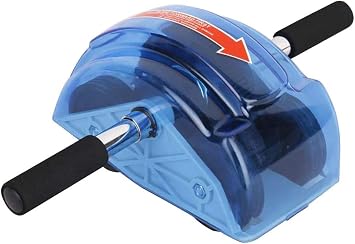 Ab Roller for Abs Workout - Abdominal Exercise Rollers with 4 Wheels, Muscle Exerciser for Women & Men