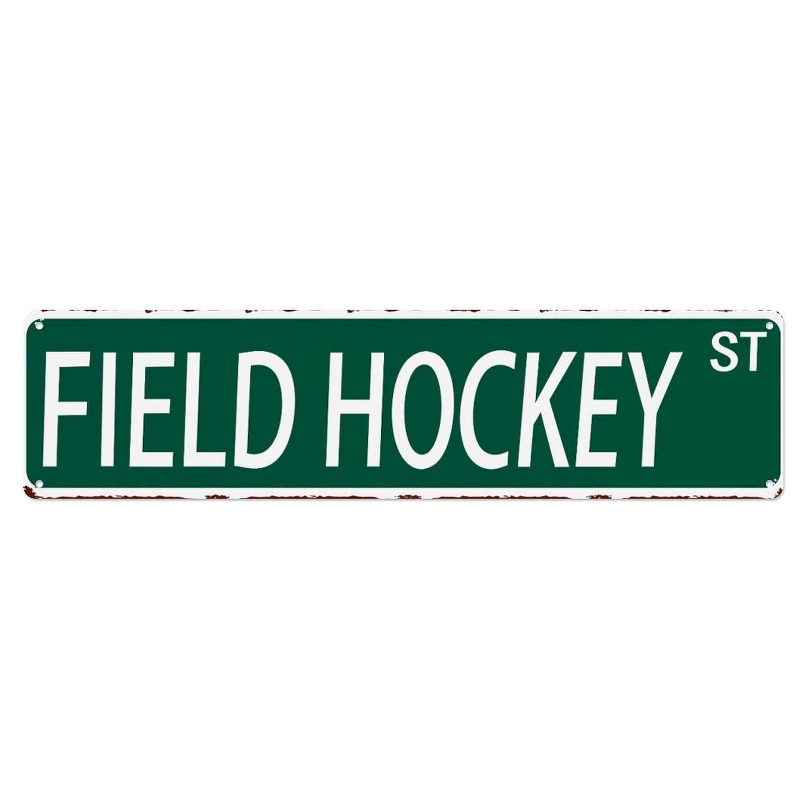 Field Hockey St Metal Tin Sign Plaque