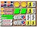 Ti El Es Lot de 18 autocollants en PVC - Pour sport automobile, course, moto, voiture - Laminé - Pour moto GP - Sponsors