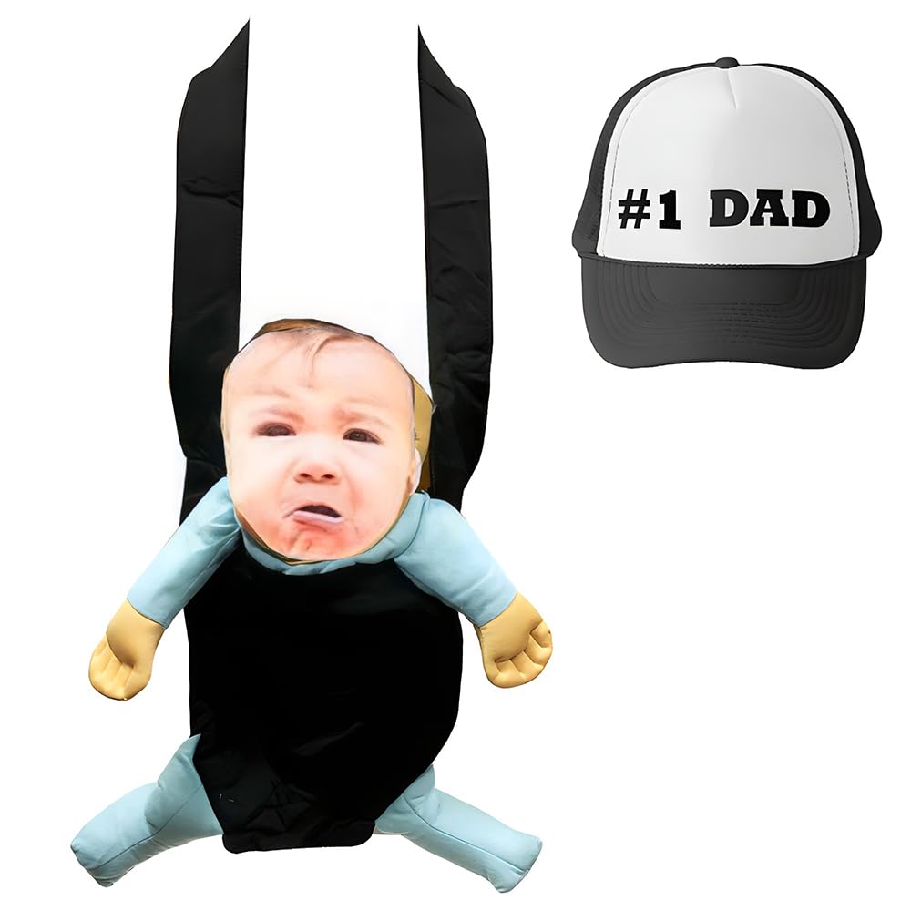 Amazon.com: Midnight Blue & White Dad Costume Accessory - 1 Kit