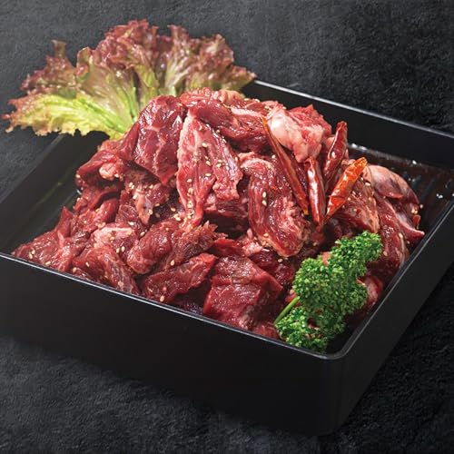 中庄谷フーズ 満足牛ハラミ 中辛タレ漬け 合計400g(200g×2P) 味付け 小分け 焼くだけ 簡単調理 牛肉