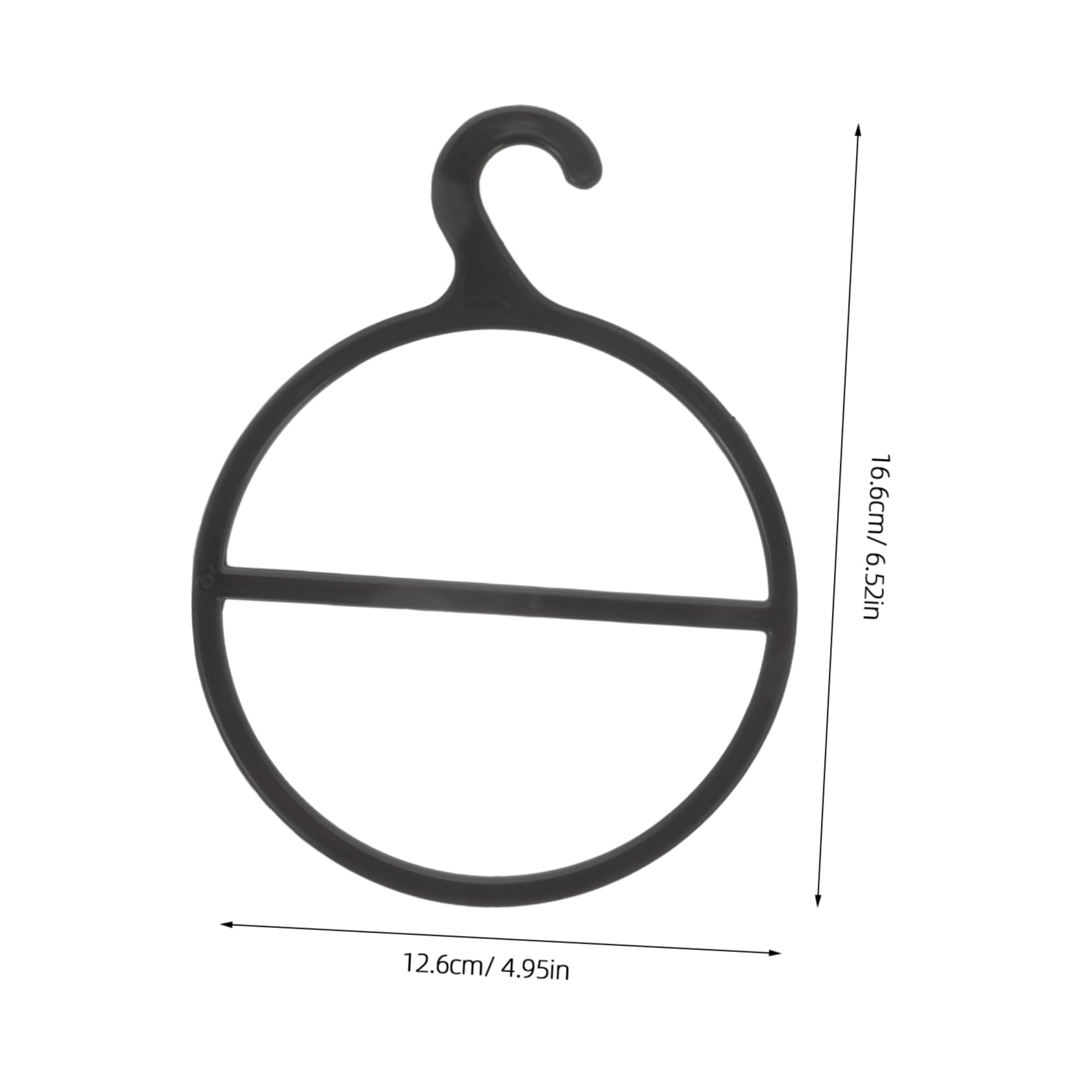 PRETYZOOM Space-Saving Scarf Hanger Set 10pcs Rotating Plastic Tie Scarf Holder for Efficient Closet Organization